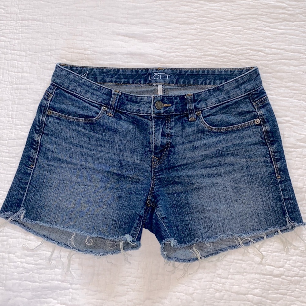 LOFT cut off Jean shorts